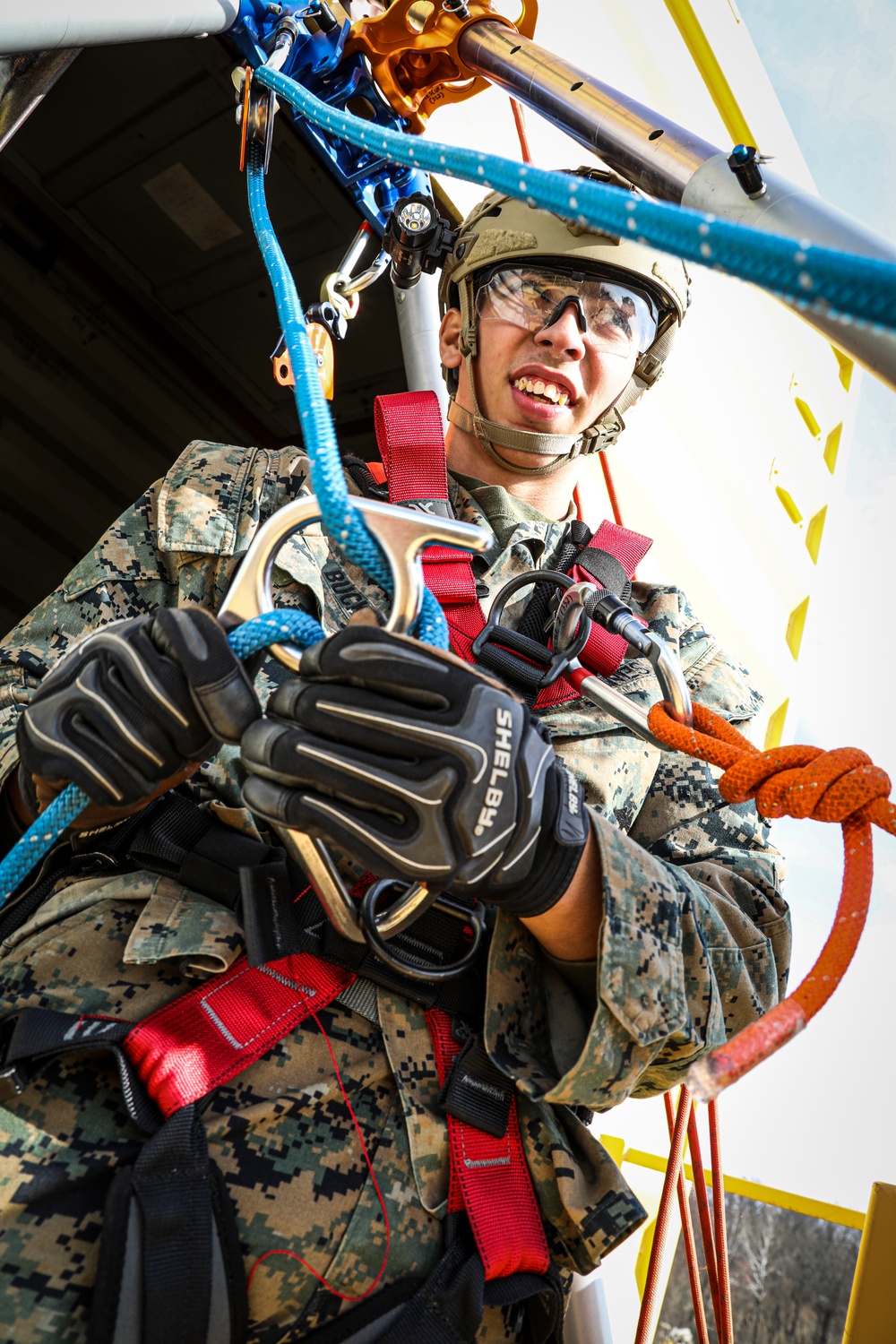 CBIRF trains with the 911th Technical Rescue Engineer Company at Ft. Belvoir