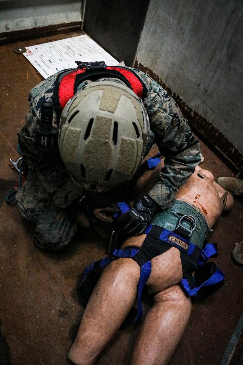 CBIRF trains with the 911th Technical Rescue Engineer Company at Ft. Belvoir