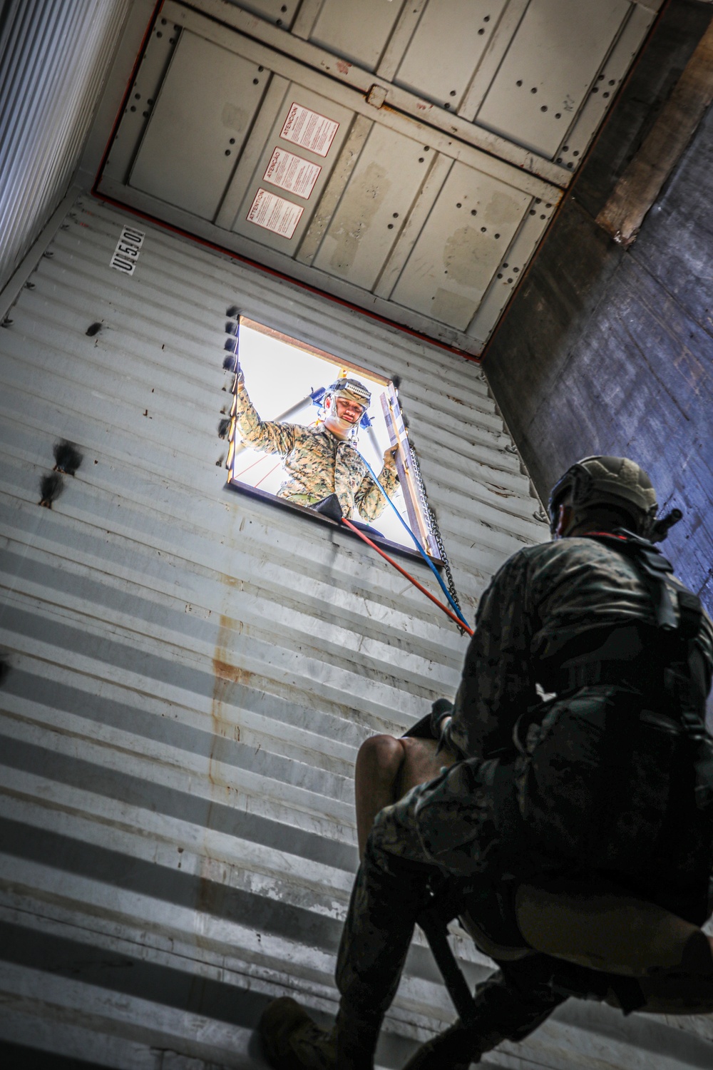 CBIRF trains with the 911th Technical Rescue Engineer Company at Ft. Belvoir
