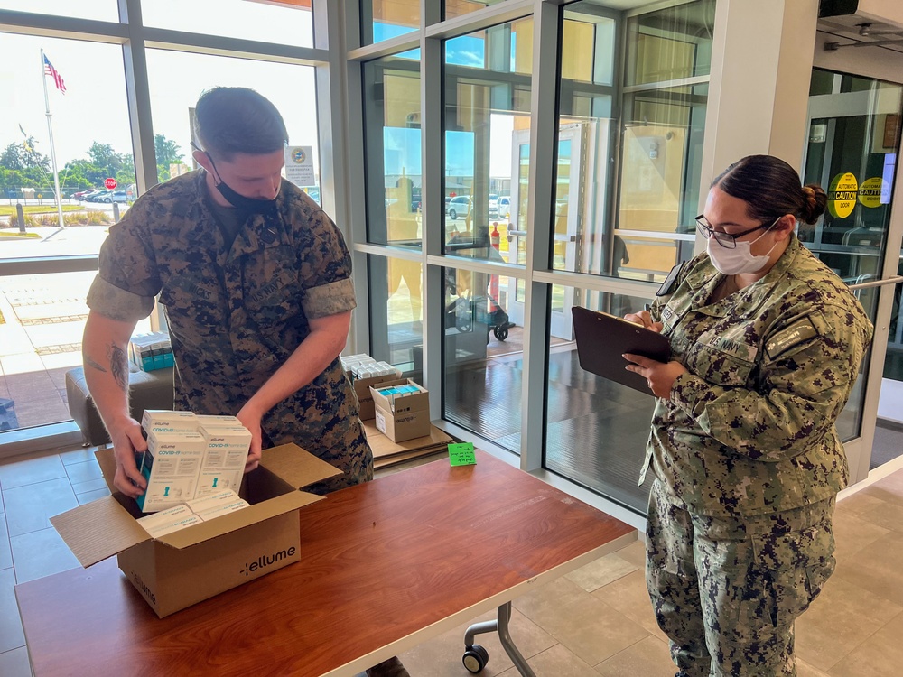 Free at-home COVID-19 test distribution at BHC Kaneohe Bay