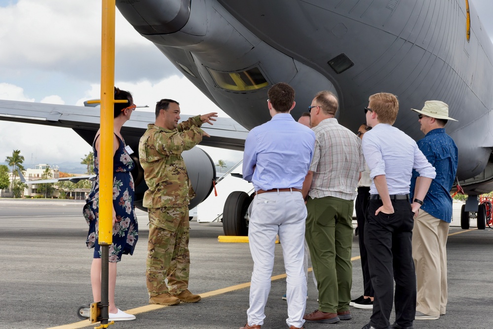 Duke University tour of 15th and 154th Wing