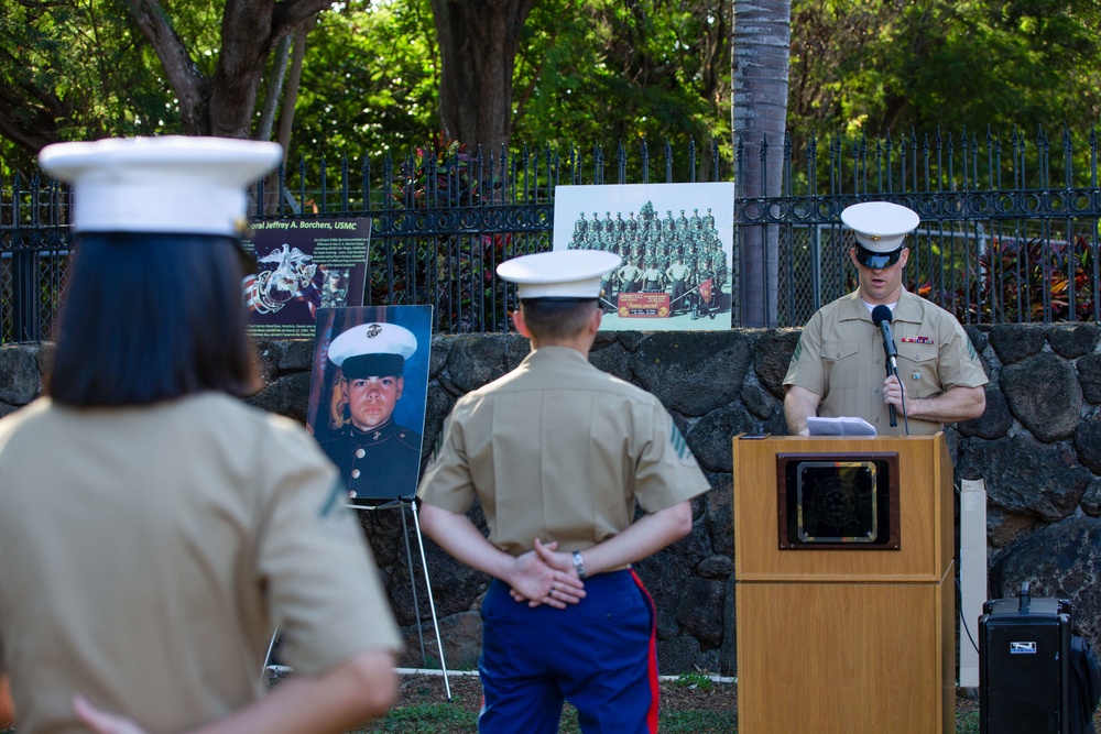 Lance Cpl. Borchers Remembrance Ceremony