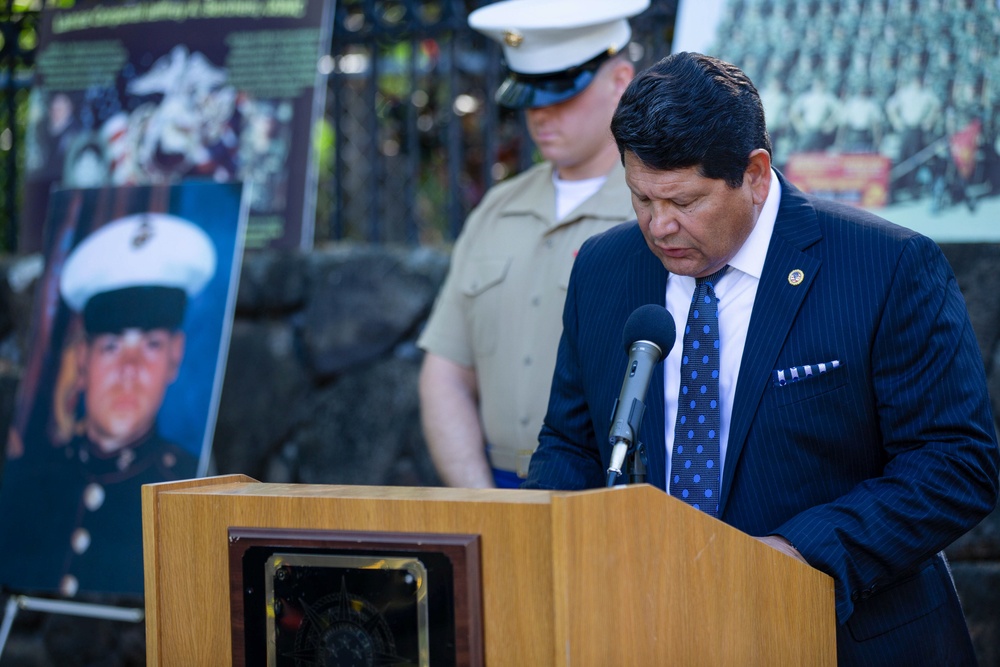 Lance Cpl. Borchers Remembrance Ceremony