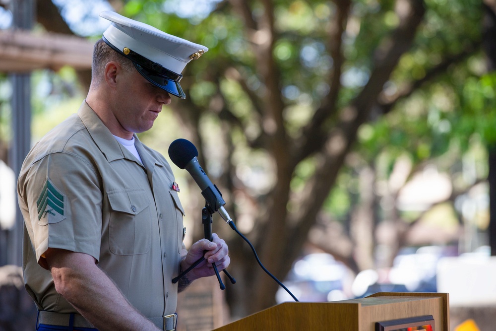 Lance Cpl. Borchers Remembrance Ceremony