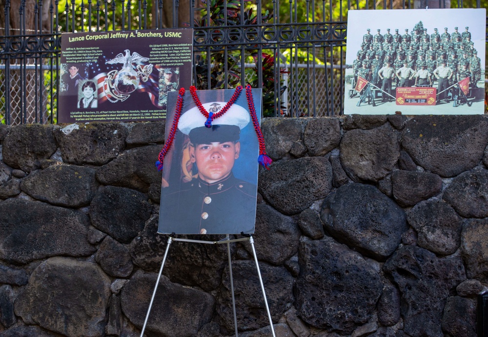 Lance Cpl. Borchers Remembrance Ceremony