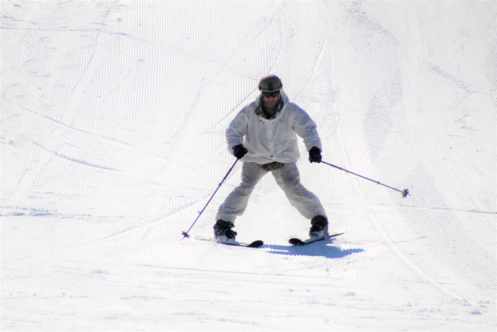 CWOC class 22-05 students complete skiing familiarization during training at Fort McCoy