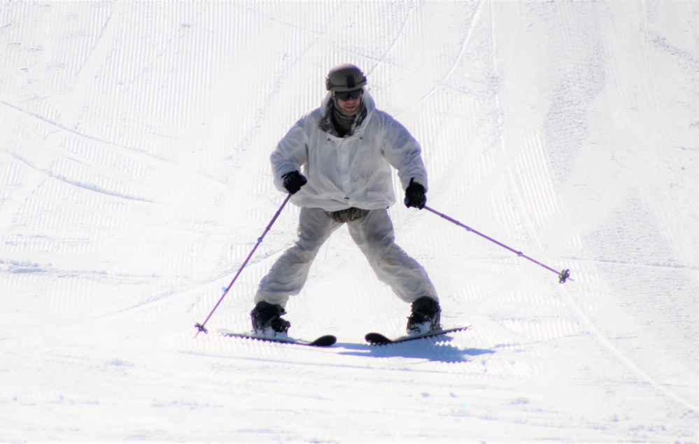 CWOC class 22-05 students complete skiing familiarization during training at Fort McCoy
