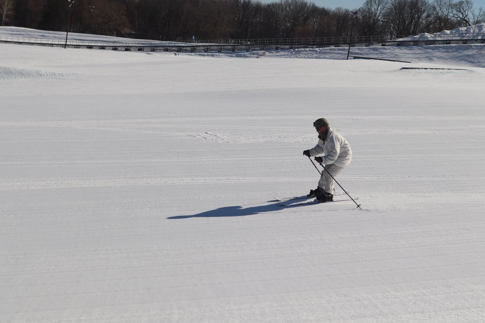 CWOC class 22-05 students complete skiing familiarization during training at Fort McCoy