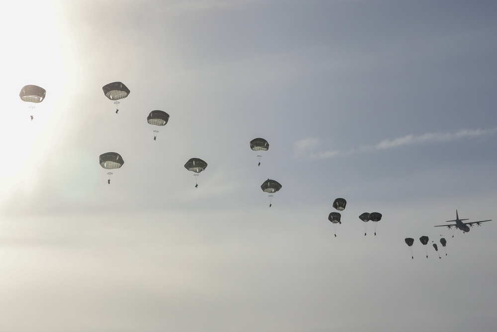 Spartans Conduct Airborne Operation into JPMRC 22-02