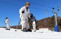 CWOC class 22-05 students complete skiing familiarization during training at Fort McCoy