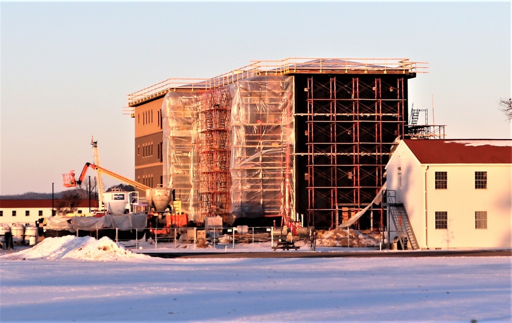 Barracks construction at Fort McCoy