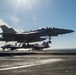 An E/A-18G Growler Makes An Arresting Gear Landing