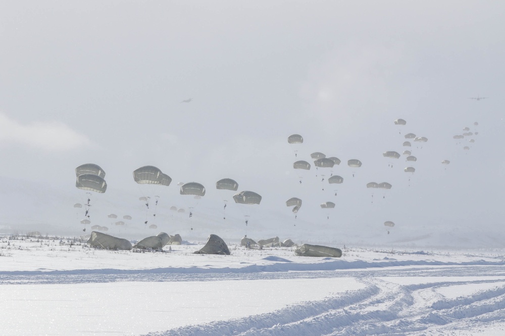 Paratroopers drop into DTA