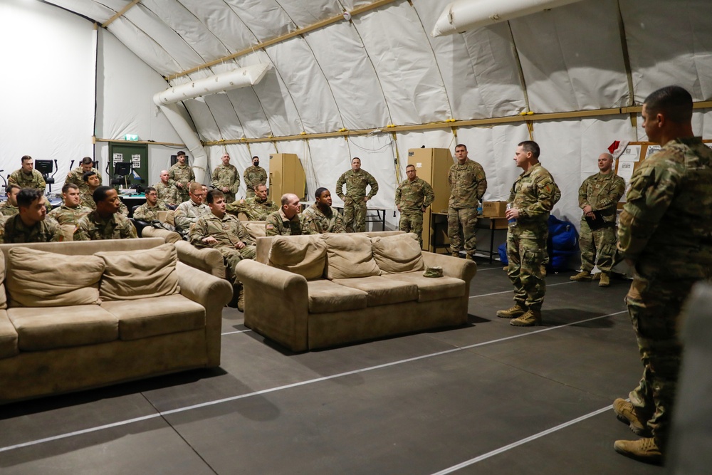 Command Sgt. Maj. Mullinax visits Karliki
