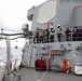 USS Ross conducts underway replenishment with French ship FS Marne