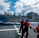 Spruance conducts RAS with USNS Alan Shepard