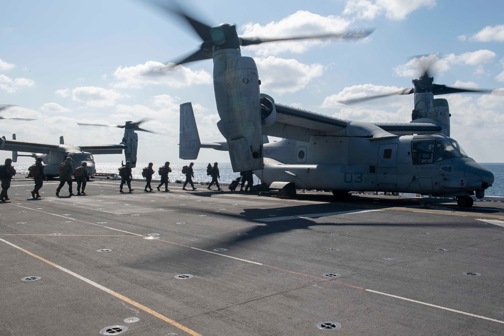 USS America (LHA 6) Conducts Flight Operations