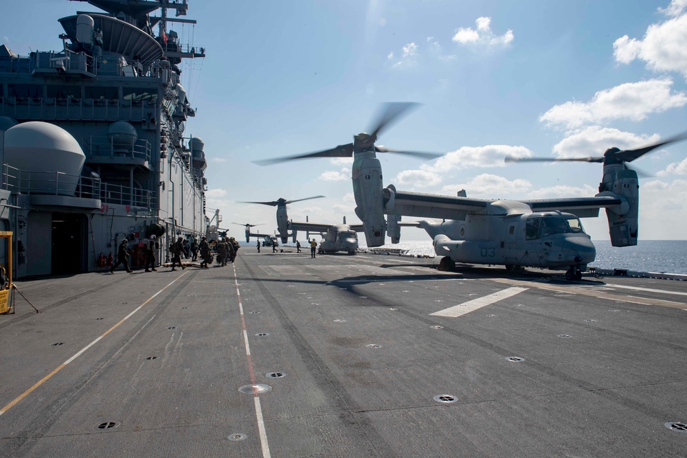 USS America (LHA 6) Conducts Flight Operations