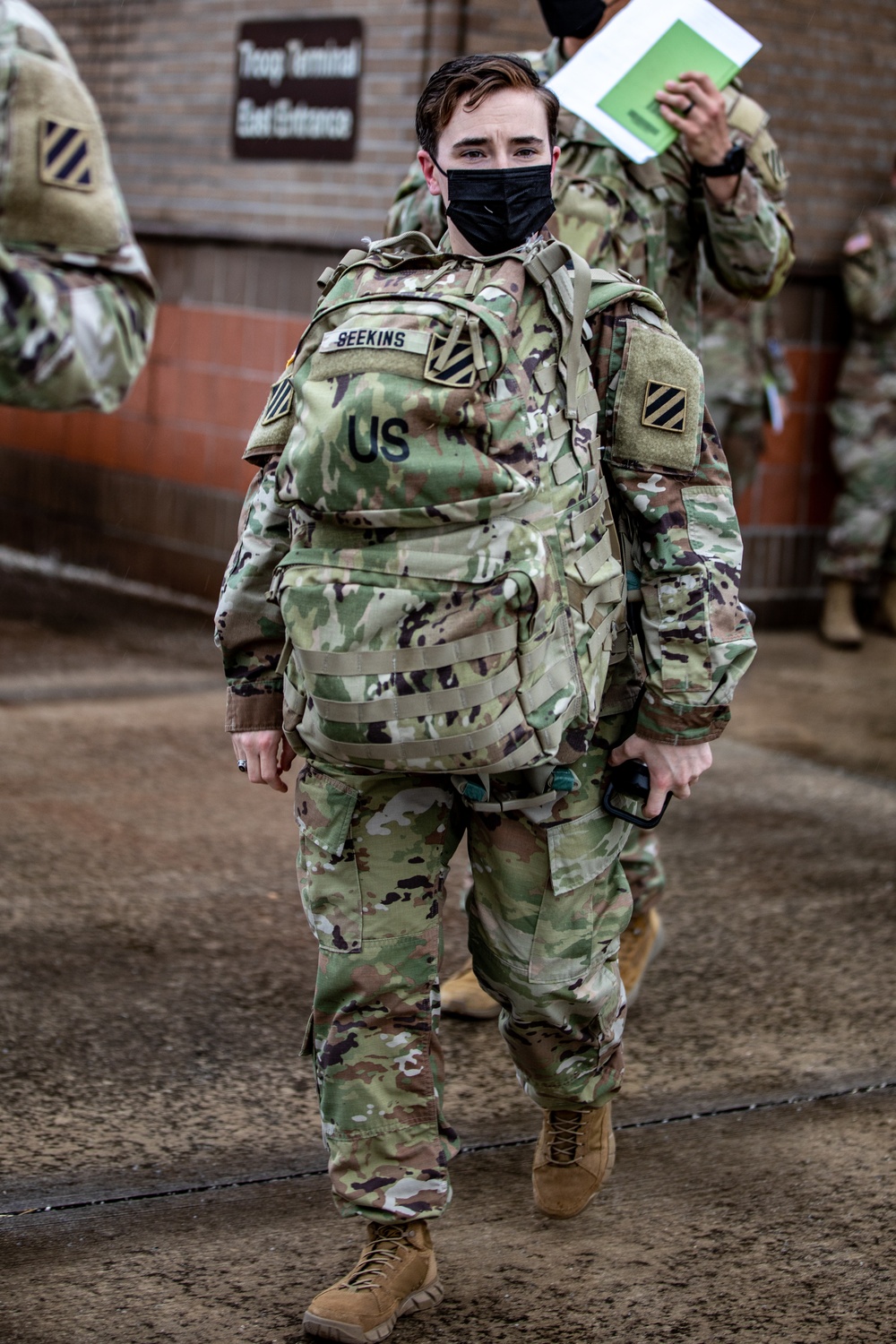 Soldiers of the 3rd Infantry Division deploy to Europe