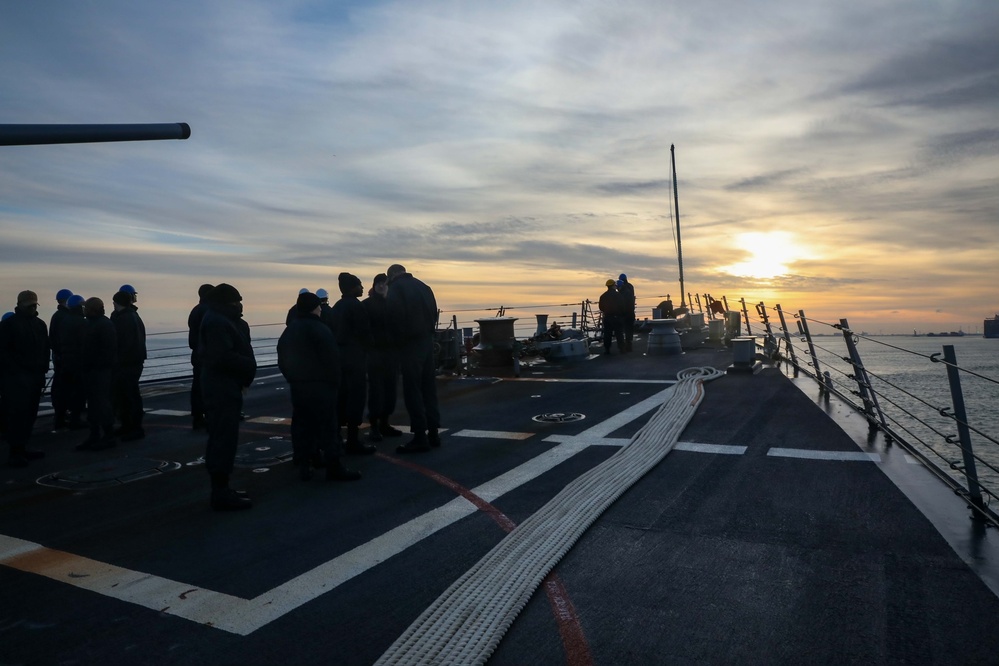 USS The Sullivans - Port Call