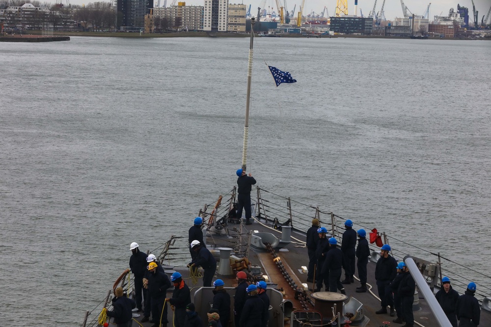 USS The Sullivans - Port Call