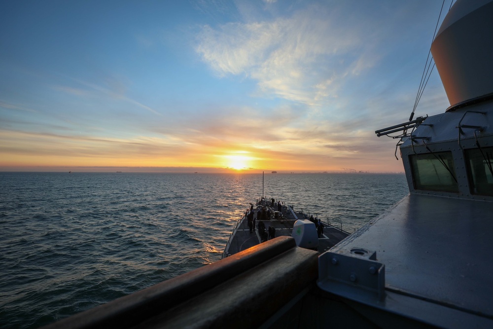 USS The Sullivans - Port Call