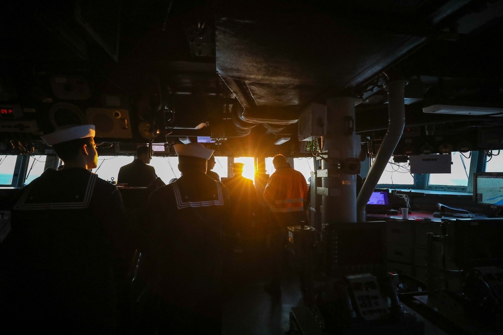 USS The Sullivans - Port Call