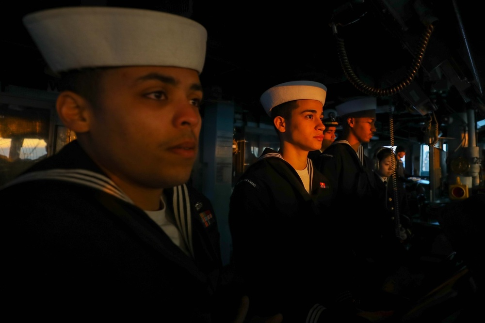 USS The Sullivans - Port Call