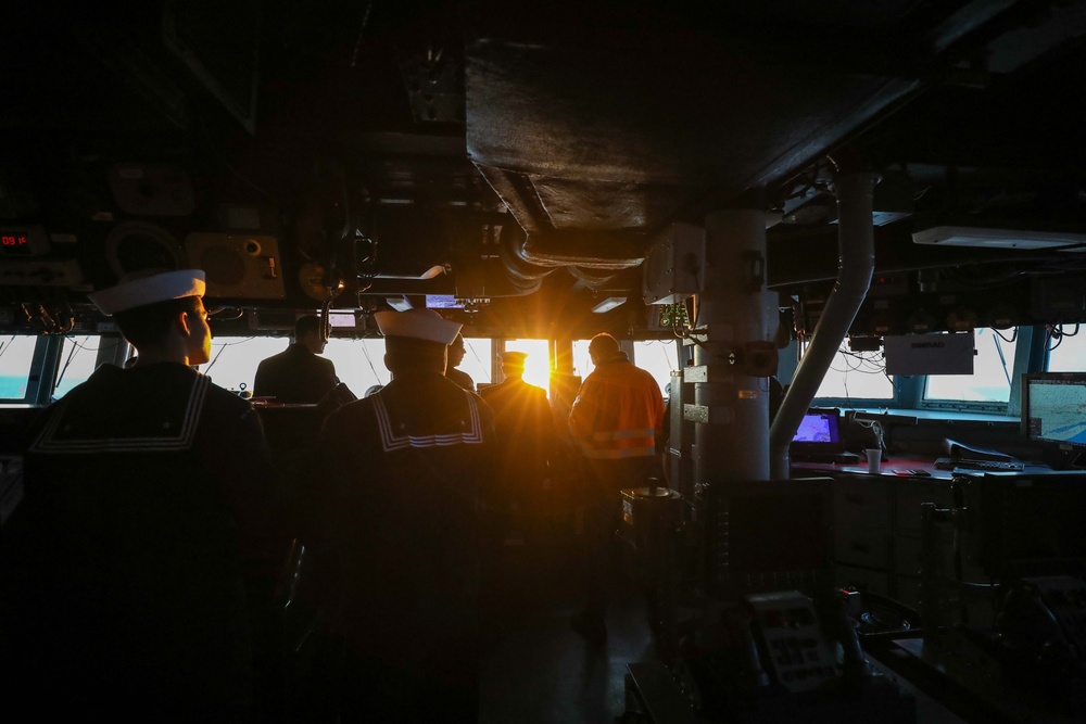 USS The Sullivans Conducts Port Visit in Rotterdam, Netherlands