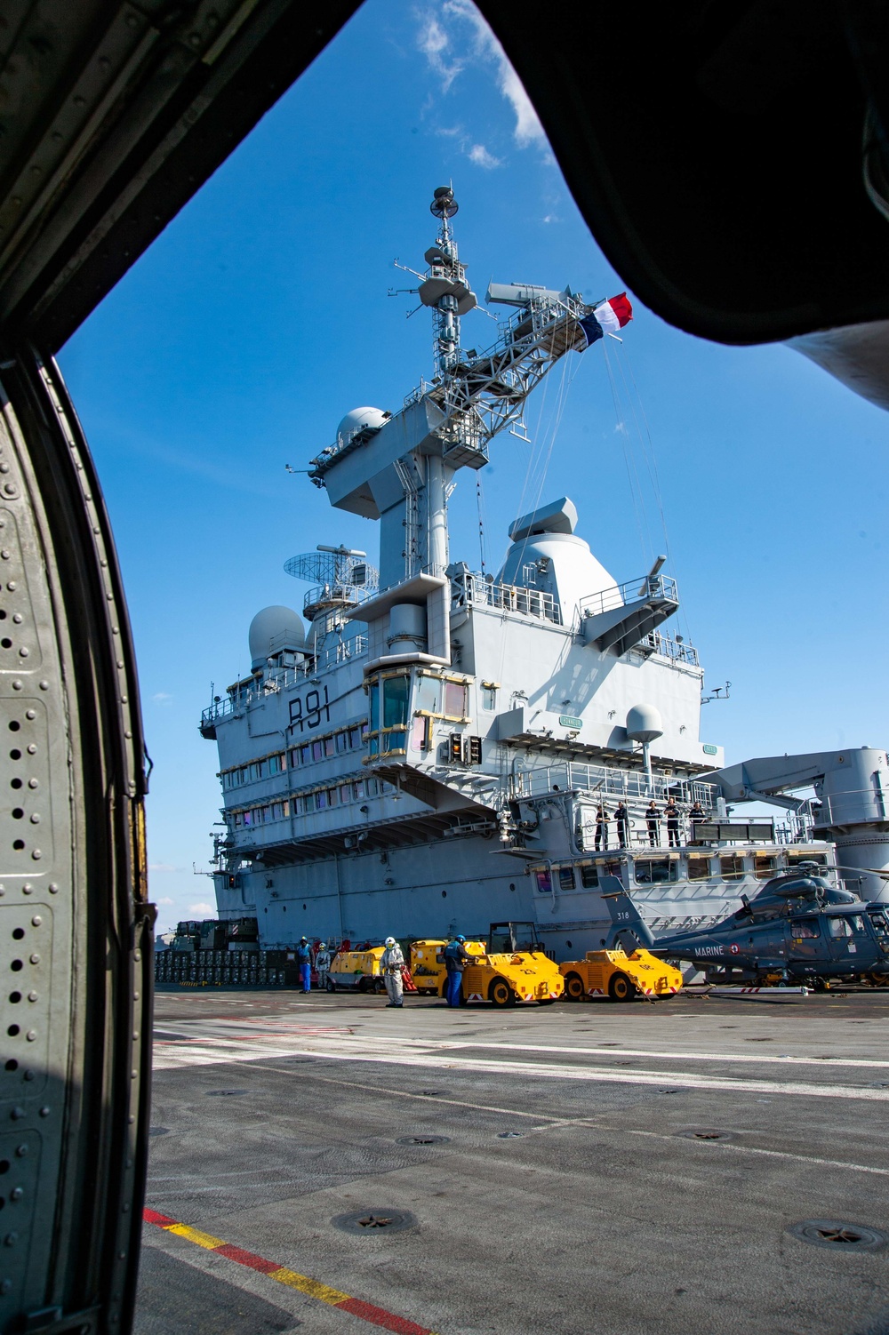 The Harry S. Truman Carrier Strike Group is on a scheduled deployment in the U.S. Sixth Fleet area of operations in support of naval operations to maintain maritime stability and security.