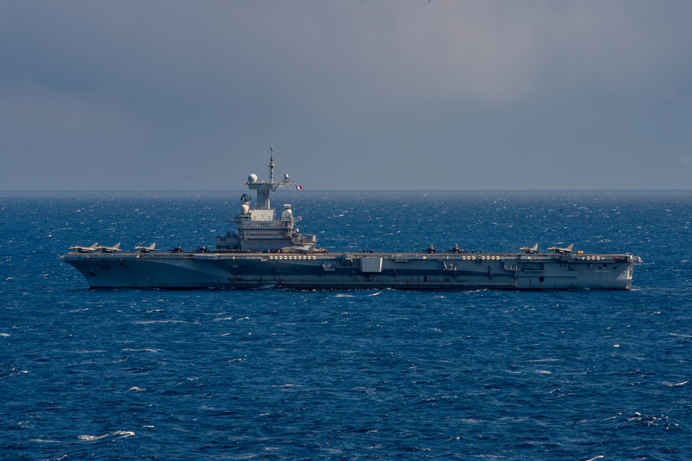 The Harry S. Truman Carrier Strike Group is on a scheduled deployment in the U.S. Sixth Fleet area of operations in support of naval operations to maintain maritime stability and security.