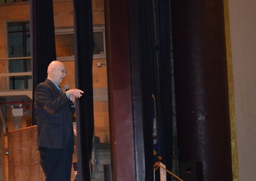 Medal of Honor Recipient Speaks at NAVSTA Great Lakes