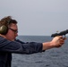 USS Ashland conducts small arms qualification