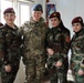 Coalition forces visit Zerevani female Peshmerga security guards