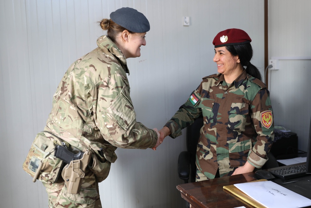 Dvids Images Coalition Forces Visit Zerevani Female Peshmerga Security Guards [image 6 Of 18]