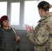 Coalition forces visit Zerevani female Peshmerga security guards