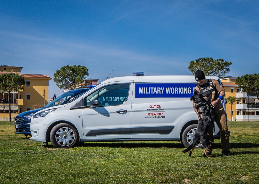 NSA Naples Celebrates K-9 Veterans Day