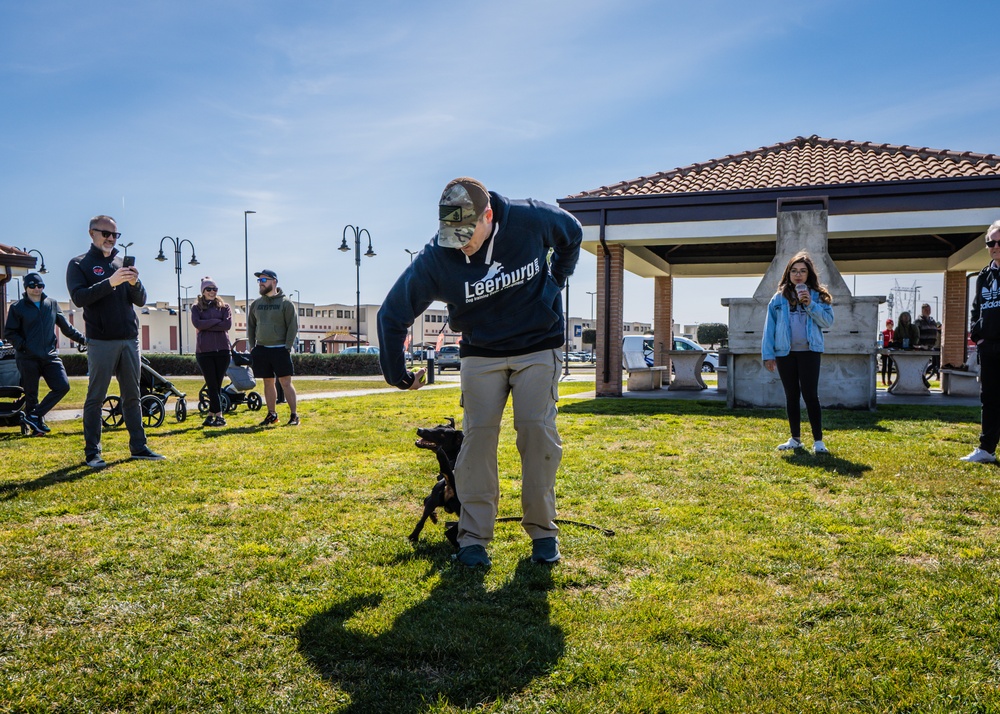 NSA Naples Celebrates K-9 Veterans Day