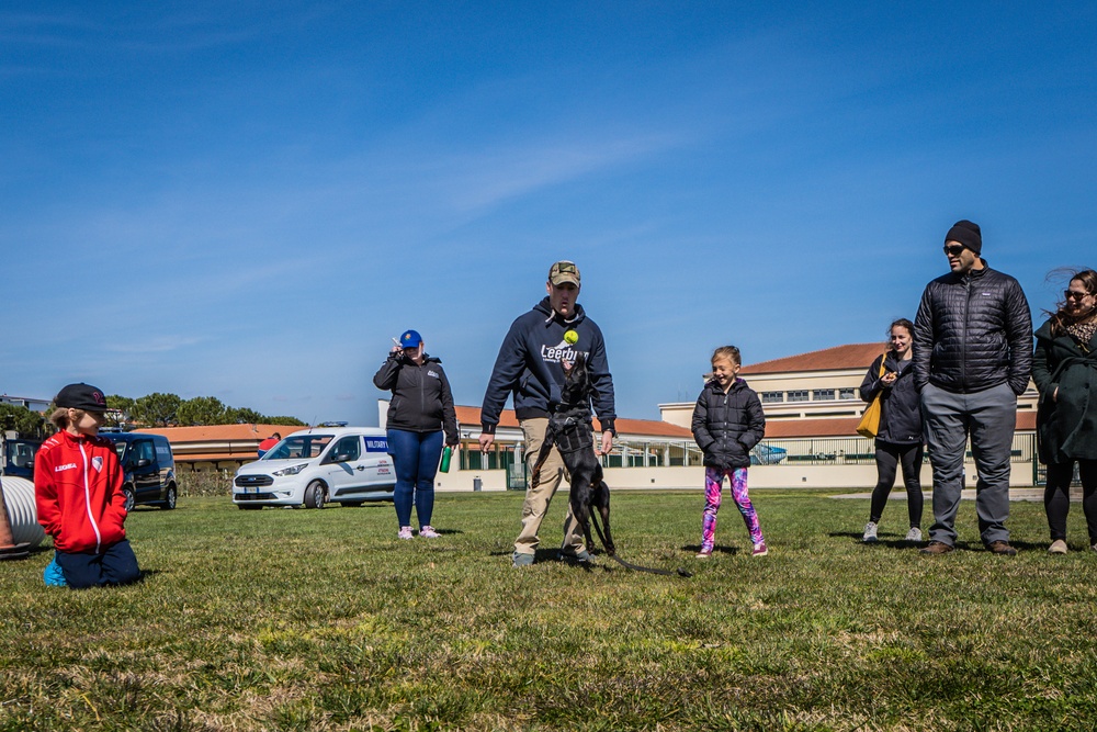 NSA Naples Celebrates K-9 Veterans Day