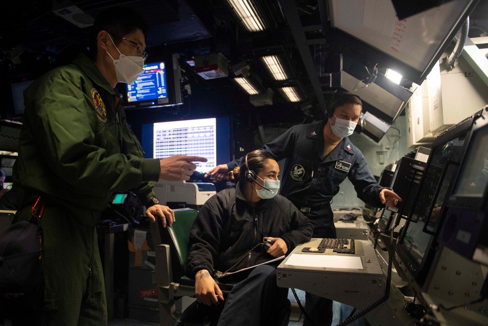 USS America (LHA 6) Conducts Daily Operations with JMSDF