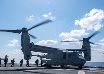 USS America (LHA 6) Conducts Flight Operations