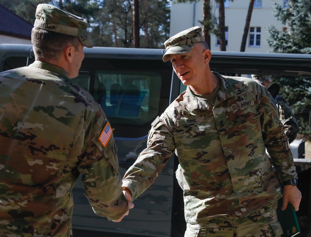 Maj. Gen. Sims visits Zagan