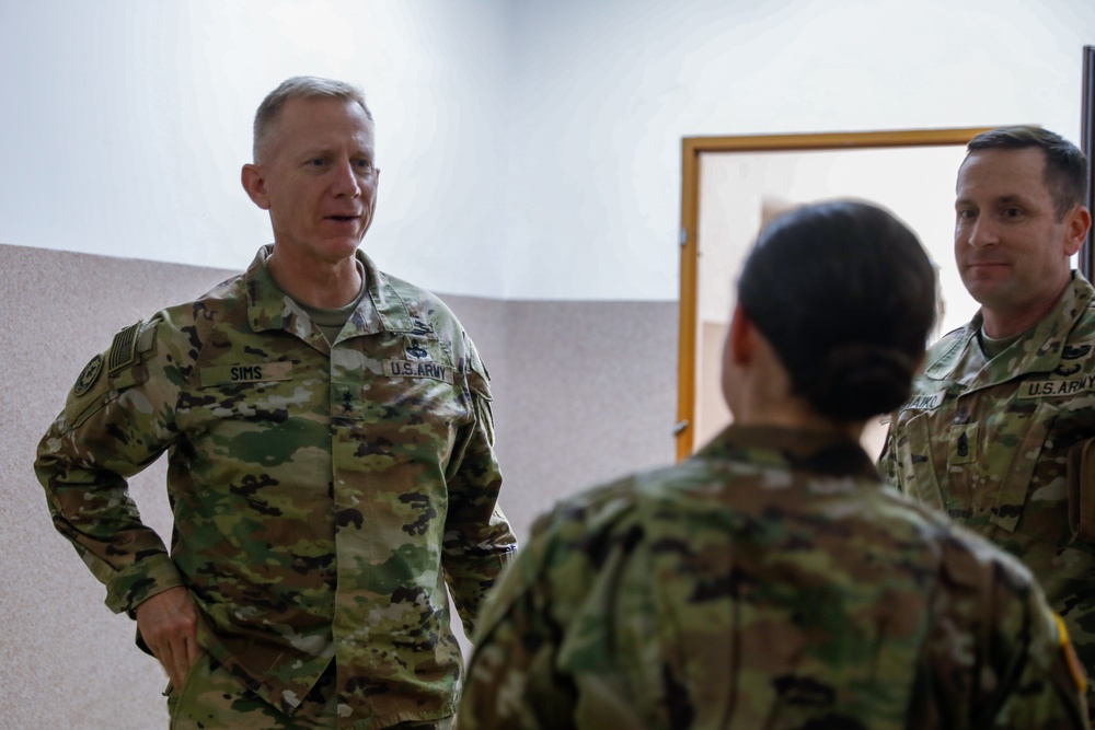 Maj. Gen. Sims visits Zagan