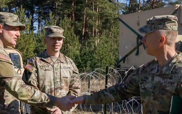 Maj. Gen. Sims visits Zagan