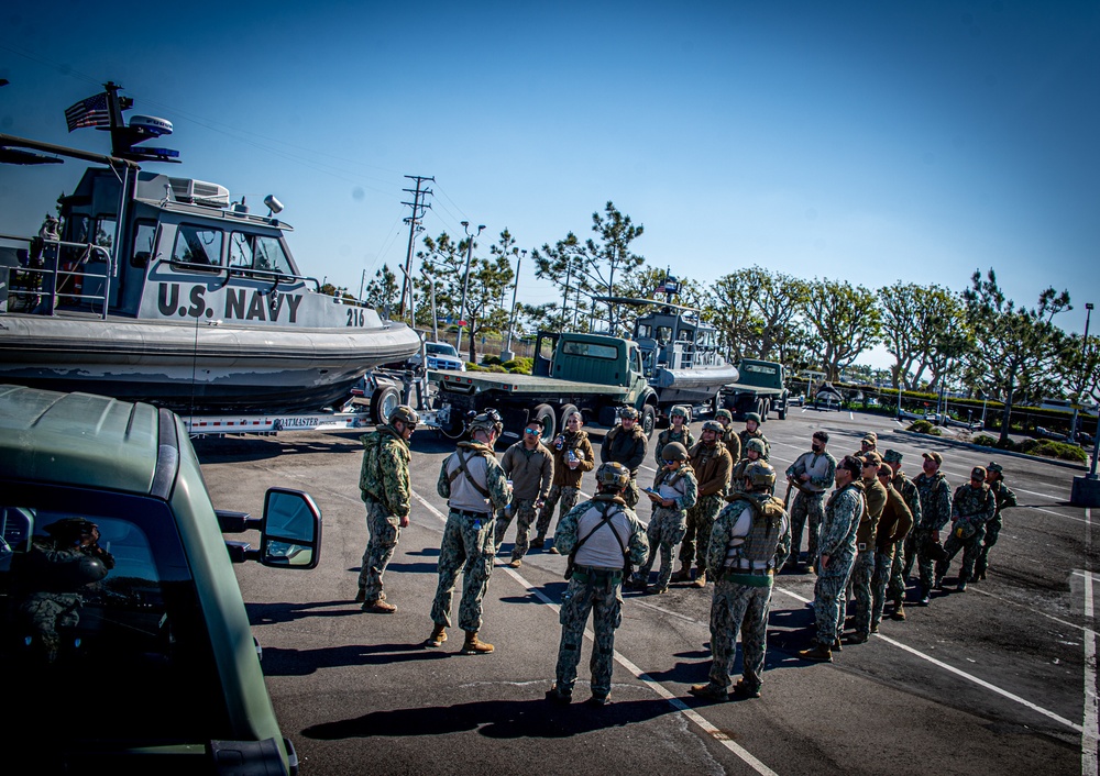 MSRON 11 Design and Develop Tactical Boat Crewman/Engineer classes offered in MESF Boat University Basic-Course held onboard NSW Seal Beach.