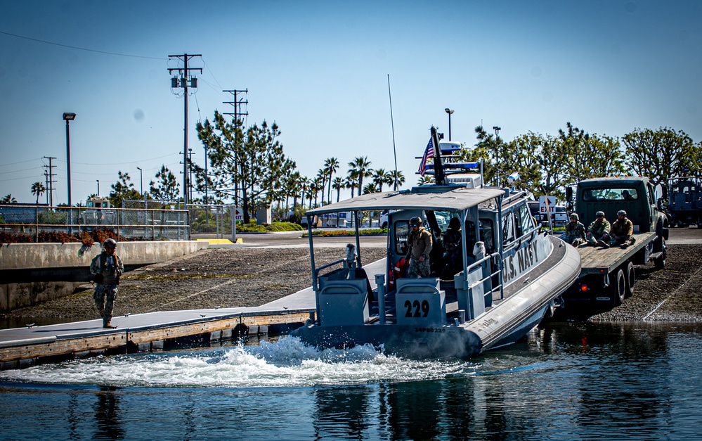 MSRON 11 Design and Develop Tactical Boat Crewman/Engineer classes offered in MESF Boat University Basic-Course held onboard NSW Seal Beach.