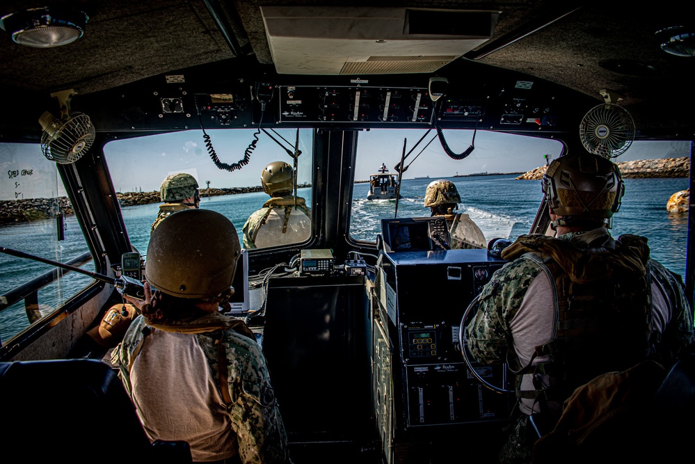 MSRON 11 Design and Develop Tactical Boat Crewman/Engineer classes offered in MESF Boat University Basic-Course held onboard NSW Seal Beach.