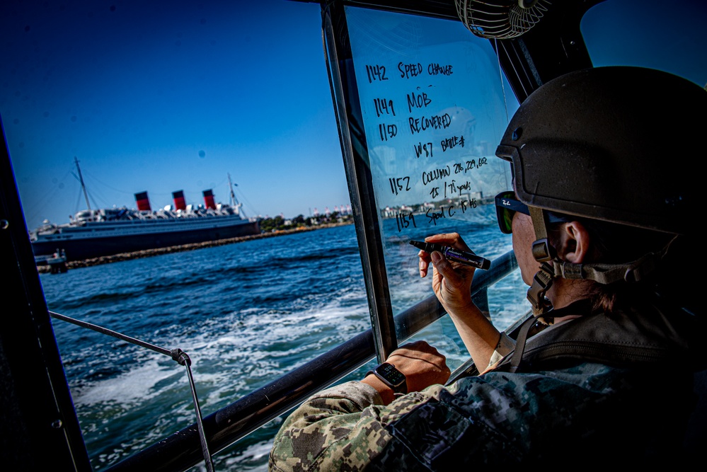 MSRON 11 Design and Develop Tactical Boat Crewman/Engineer classes offered in MESF Boat University Basic-Course held onboard NSW Seal Beach.