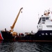 U.S. Coast Guard recovers training aids during Exercise ARCTIC EDGE 2022