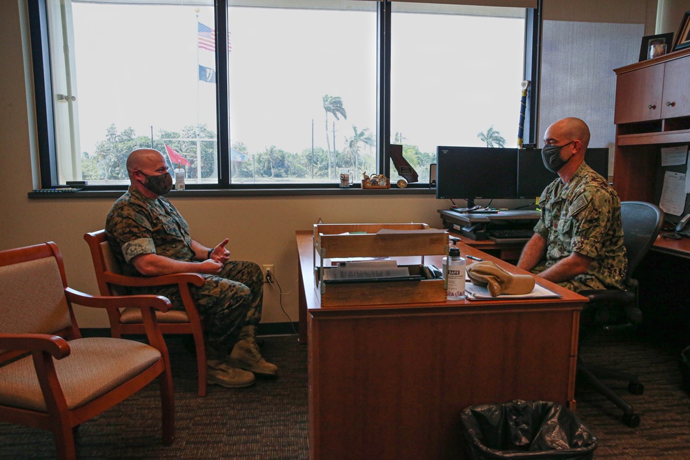 U.S. Marine Corps Judge Advocate Division visits MCB Camp Blaz